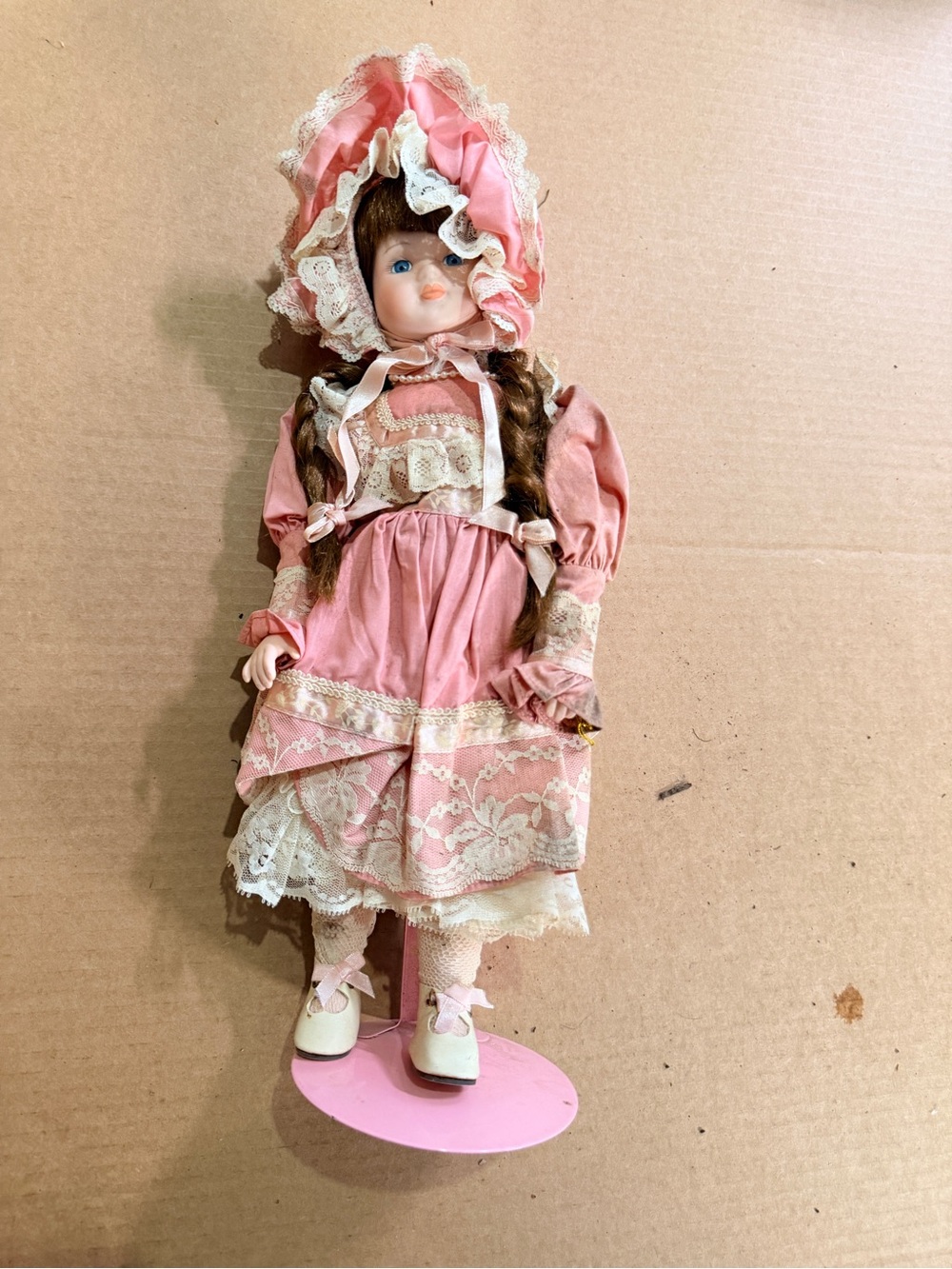 vintage 1990 Princess House "Katrina" doll (model #696)